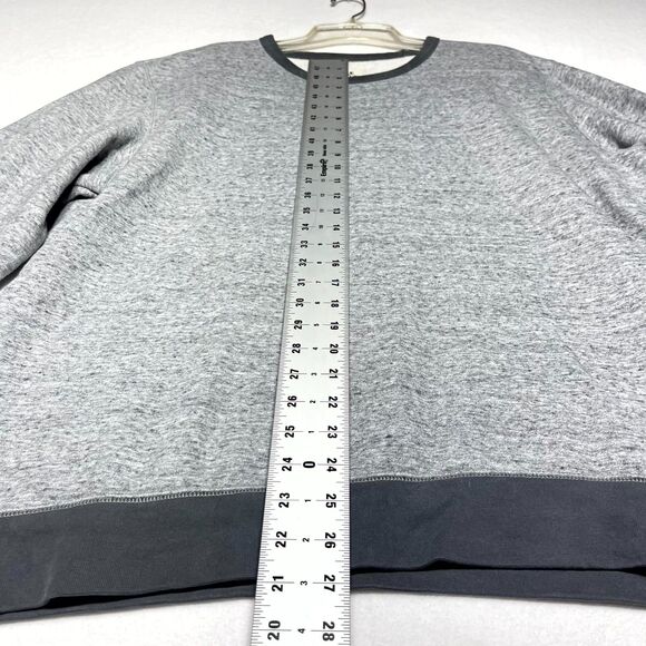 Blake Shelton x Lands' End Fleece Lined Crew Neck Sweater Gray Mens Size XL - Picture 9 of 10